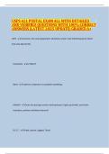 USPS 421 POSTAL EXAM ALL WITH DETAILED AND VERIFIED QUESTIONS WITH 100&percnt; CORRECT ANSWERS &vert;LATEST 2025 UPDATE&vert; GRADED A&plus;