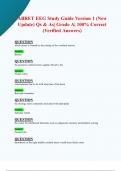 ABRET EEG Study Guide Version 1 &lpar;New 2025&sol; 2026 Update&rpar; Qs & As&vert; Grade A&vert;  100&percnt; Correct &lpar;Verified Answers&rpar;