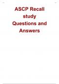 ASCP Recall EXAM QUESTIONS AND CORRECT DETAILED ANSWERS WITH RATIONALES&comma; ALREADY GRADED A&plus;&period;pdf