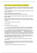 BCIS EXAM 2 QUESTIONS AND ANWERS