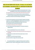 NGN RN HESI EXIT EXAM - Version 1 &lpar;V1&rpar; Questions and Answers &vert;100&percnt; Verified Correct Answers &vert; complete solution &vert; Grade A&plus;