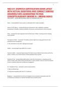 NECI 911 DISPATCH CERTIFICATION EXAM LATEST WITH ACTUAL QUESTIONS AND CORRECT VERIFIED ANSWERS&sol;100&percnt; GUARANTEED TO PASS CONCEPTS&sol;ALREADY GRADED A&plus; &sol;BRAND NEW&excl;&excl;&excl;
