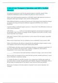 Critical Care Transport &vert;&vert; Questions and 100&percnt; Verified Answers&period;
