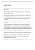 CON 3900 QUESTIONS AND ANSWERS 2024