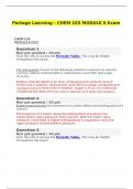 Portage learning chem 103 module 6 exam  questions with complete answers