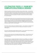 LTC Practice Tests 1-7