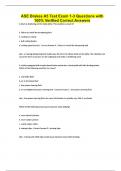 ASE Brakes A5 Test Exam 1-3 Questions with 100&percnt; Verified Correct Answers