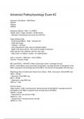 Advanced Pathophysiology Exam -2 &lpar;1&rpar;