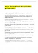 Aerial Apparatus CCRE Questions And Answers&period;