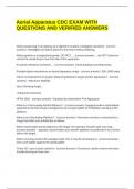 Aerial Apparatus CDC EXAM WITH QUESTIONS AND VERIFIED ANSWERS&period;