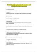 FF1 Wildland Exam Study Guide Questions with 100&percnt; Verified Correct Answers