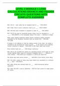 LEVEL 3 MODULE 1 LOAD CALCULATIONS-BRANCH AND FEEDER CIRCUITS QUESTIONS WITH COMPLETE ANSWERS&period;