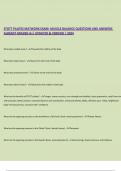 BUNDLE >>STOTT PILATES MATWORK EXAM- MUSCLE BALANCE QUESTIONS AND ANSWERS ALREADY GRADED A&plus;&vert; UPDATED & VERIFIED &vert; 2024