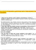 OK STATE STANDARDS QUESTIONS WITH THEIR RESPECTIVE ANSWERS&period;