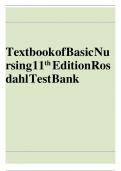 textbook of basic nursing 11th edition rosdahl test bank