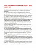 Practice Questions for Psychology WGU exam test&period;pdf
