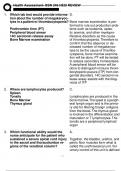  Health Assessment- BSN 246 HESI REVIEW 2024 Comprehensive Questions And Verified Answers&sol; Complete Solutions With Rationales&vert;Get It 100&percnt; Accurate&excl;&excl;