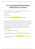 CMIT 382 FINAL EXAM QUESTIONS AND VERIFIED  ANSWERS GRADED A&plus; 2024 UPDATE