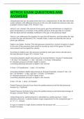 NITROX EXAM QUESTIONS AND ANSWERS