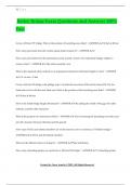 Bailey Bridge Exam Questions and Answers 100&percnt; Pass