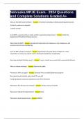 Nebraska MPJE Exam - 2024 Questions and Complete Solutions Graded A&plus;