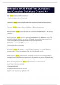 Nebraska MPJE Final Test Questions and Complete Solutions Graded A&plus;