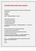 Corrosion Exam with correct answers