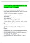Theo chapter 4 Test Questions and Answers 100&percnt; Correct 