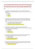 ATI RN COMPREHENSIVE RETAKE EXAM PREDICTOR 2024&sol;2025 WITH NGN QUESTIONS WITH 100&percnt; VERIFIED ANSWERS RATED A &plus;