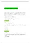 ACLS 2026&sol;2027 COMPLETE TEST BANK PACKAGE &ndash; All Post Tests&comma; Versions A&sol;B&comma; Final & AHA ACLS Exams &vert; Answers & Explanations &vert; 100&percnt; Pass Guarantee