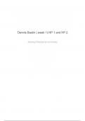 Dennis Bastin &lpar; week 1&rpar; HP 1 and HP 2