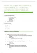 samenvatting - Fysiologie van de tastreceptoren&comma; thermoceptie&comma; olfactorische & gustatorische receptorcellen