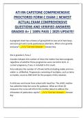 ATI RN CAPSTONE COMPREHENSIVE  PROCTORED FORM C EXAM &vert; NEWEST  ACTUAL EXAM COMPREHENSIVE  QUESTIONS AND VERIFIED ANSWERS  GRADED A&plus; &vert; 100&percnt; PASS &vert; 2025 UPDATE&excl;