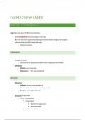 samenvatting farmacodynamiek