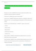 NUR 2225 Exam Revision Questions and Answers 100&percnt; Pass