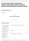 NJ DMV Practice 2024 Comprehensive Questions And Verified Answers&sol; Complete Solutions With Rationales&vert;Get It 100&percnt; Accurate&excl;&excl;