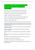 ANATOMY SLCC SALLOUM EXAM QUESTIONS WITH COMPLETE ANSWERS