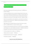 Texas Promulgated Forms Exam Questions and Answers 100&percnt; Pass