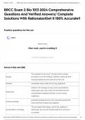 BRCC Exam 2 Bio 1013 2024 Comprehensive Questions And Verified Answers&sol; Complete Solutions With Rationales&vert;Get It 100&percnt; Accurate&excl;&excl;