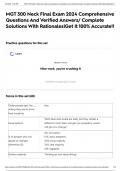 MGT 300 Neck Final Exam 2024 Comprehensive Questions And Verified Answers&sol; Complete Solutions With Rationales&vert;Get It 100&percnt; Accurate&excl;&excl;