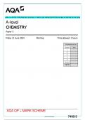 AQA A LEVEL CHEMISTRY PAPER 3 &lpar;7405&sol;3&rpar; QP MERGED WITH MARK SCHEME JUNE 2024 