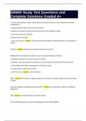 ABMDI Study Test Questions and Complete Solutions Graded A&plus;