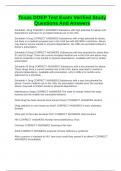 Texas DOEP Test Exam Verified Study Questions And Answers