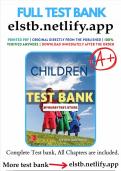 Test Bank for children 14th Edition  John W&period; Santrock &vert; 9781260073935&vert;full chapter &vert; Guaranteed pass A&plus; &vert; LATEST