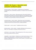 AGBM 101 Exam 1 Question and answers verified to pass