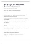 UVic BIOL 225 Topic 3 Prep Exam Questions Fully Answered&period;