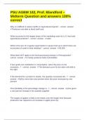 PSU AGBM 102&comma; Prof&period; Blandford &ndash; Midterm Question and answers 100&percnt; correct 