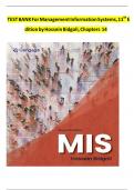 Management Information Systems&comma; 11th Edition by Hossein Bidgoli &vert; 9781337625982&vert; Chapters 14&vert; Graded A&plus;&vert; LATEST EDITION