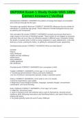 DEP2004 Exam 1 Study Guide With 100&percnt; Correct Answers &vert; Verified