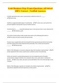 Lenb Business Orgs Exam-Questions&comma; all Solved 100&percnt; Correct &lowbar;Verified Answer